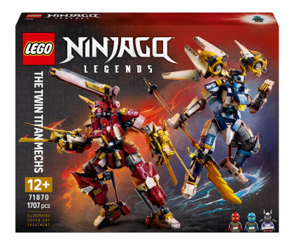 Klocki LEGO® LEGO NINJAGO 71870 Bliźniacze tytanowe mechy